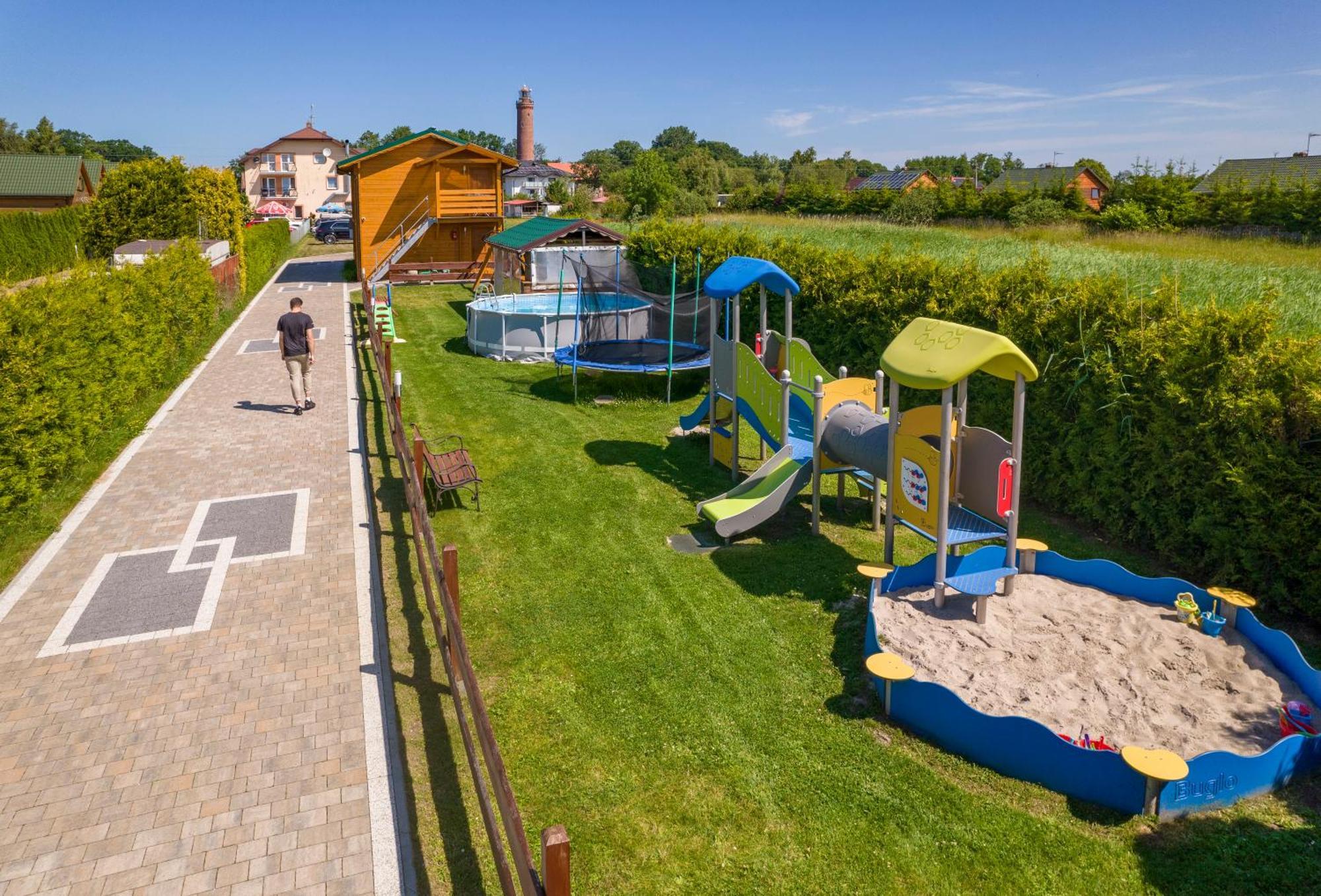 Domki, Apartamenty I Restauracja Wloczega กาสกี ภายนอก รูปภาพ